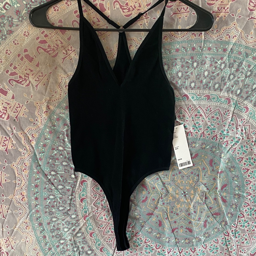 Urban Outfitters Black Shapewear Bodysuit
